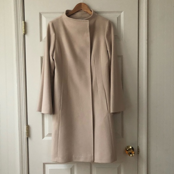 Fleurette Loro Piana Wool Camel Car Coat - Picture 2 of 12